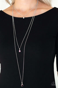 Paparazzi Accessories ✽ Crystal Chic - Purple Necklace✽Flat Rate Ship $4.50✽ - Image #2