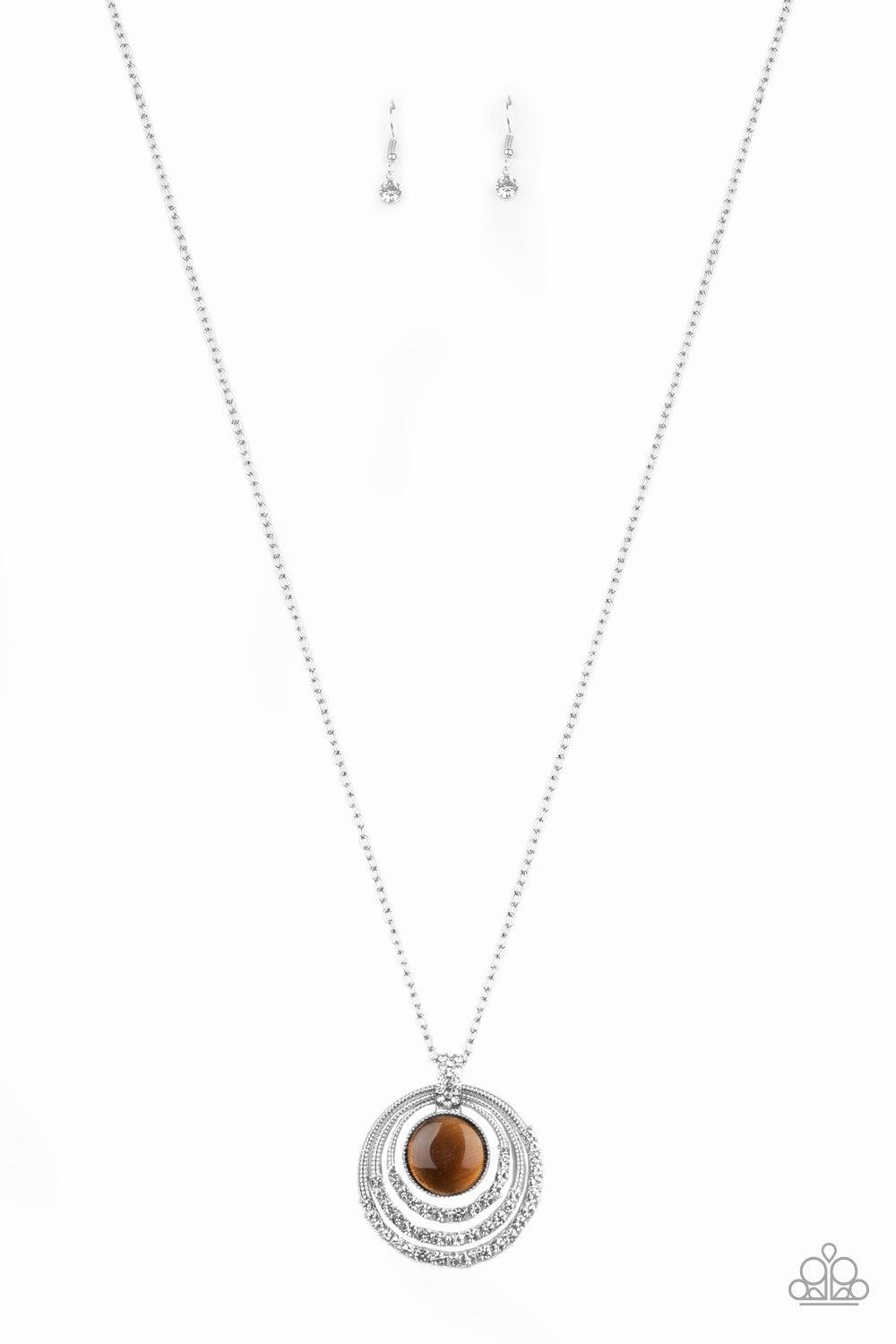 brought✽to✽you✽by✽blingflingbykat✽a-diamond-a-day-brown-necklace✽paparazzi-accessories