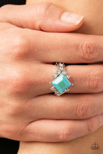 Load image into Gallery viewer, Paparazzi Accessories ❋Mind-Blowing Brilliance - Blue Ring❋ Flat Rate Ship $4.50❋ - Image #2
