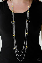 Load image into Gallery viewer, Paparazzi Accessories ❋Collectively Carefree - Yellow Necklace❋ Flat Rate Ship $4.50❋ - Image #2
