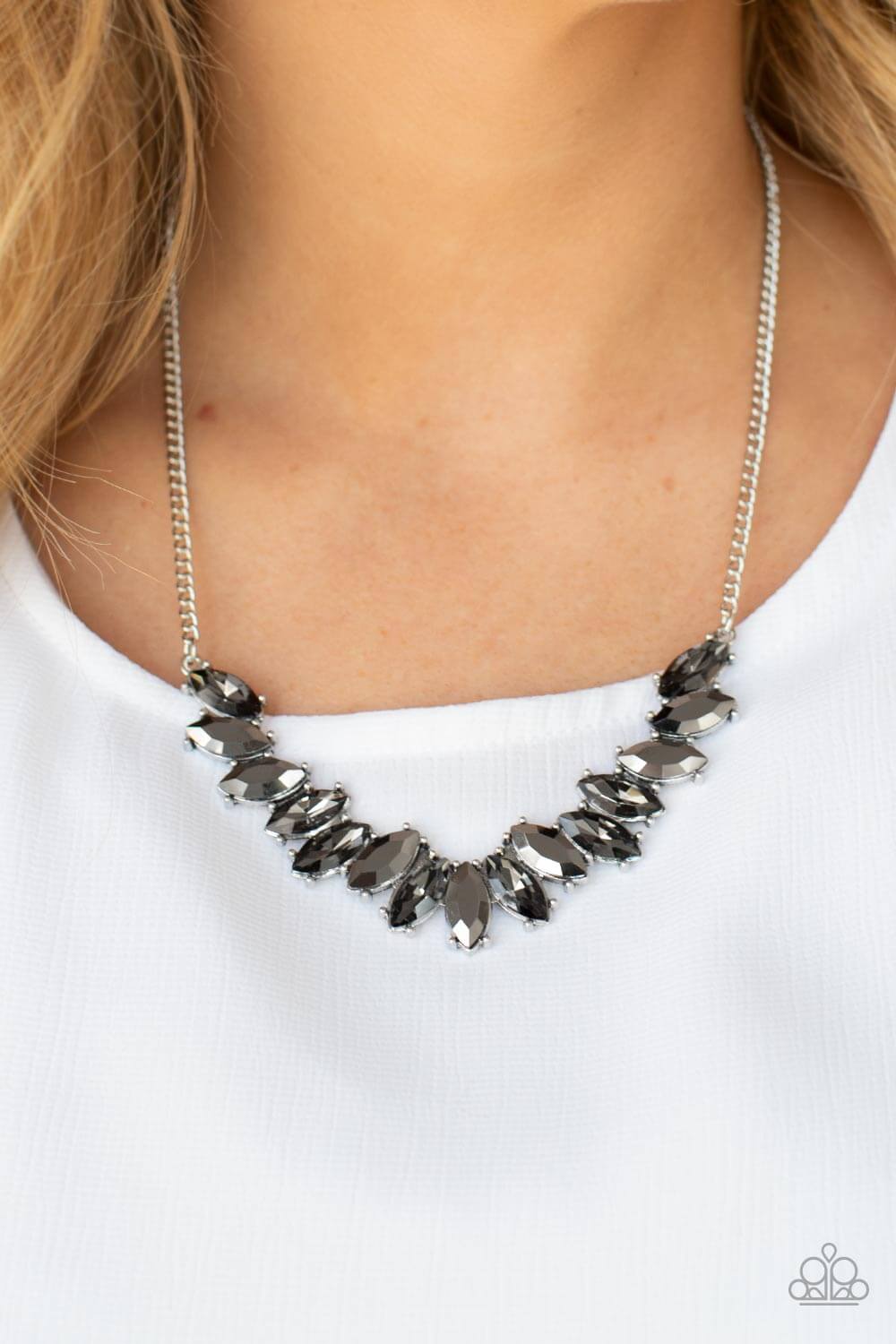Paparazzi Accessories ❋Galaxy Game-Changer - Silver Necklace❋ Flat Rate Ship $4.50❋