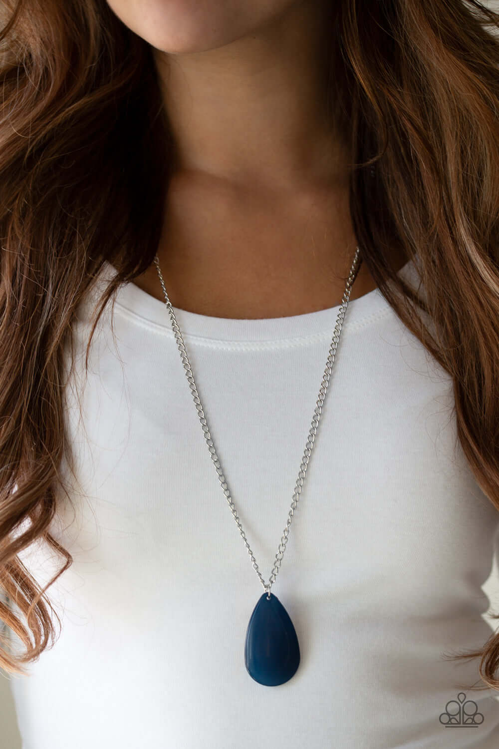 Paparazzi Accessories ✽ So Pop-YOU-lar - Blue Necklace✽Flat Rate Ship $4.50✽ - Image #2