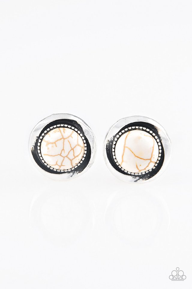 brought-to-you-by-blingflingbykat-out-of-this-galaxy-white-post earrings-paparazzi-accessories-
