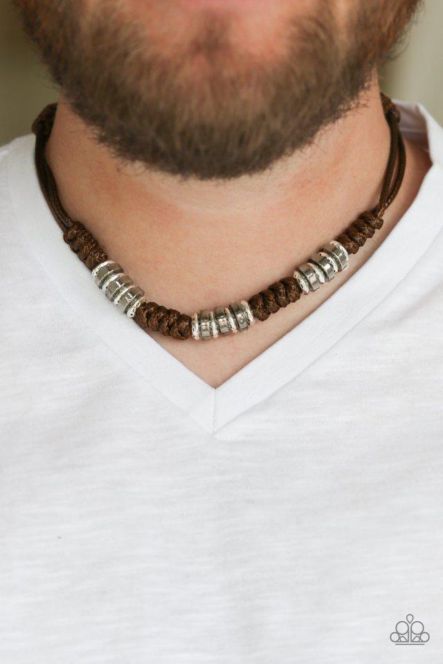 Paparazzi Accessories ❋Lets Take A Ride - Brown Mens Necklace❋ Flat Rate Ship $4.50❋ - Image #2