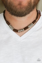 Load image into Gallery viewer, Paparazzi Accessories ❋Lets Take A Ride - Brown Mens Necklace❋ Flat Rate Ship $4.50❋ - Image #2
