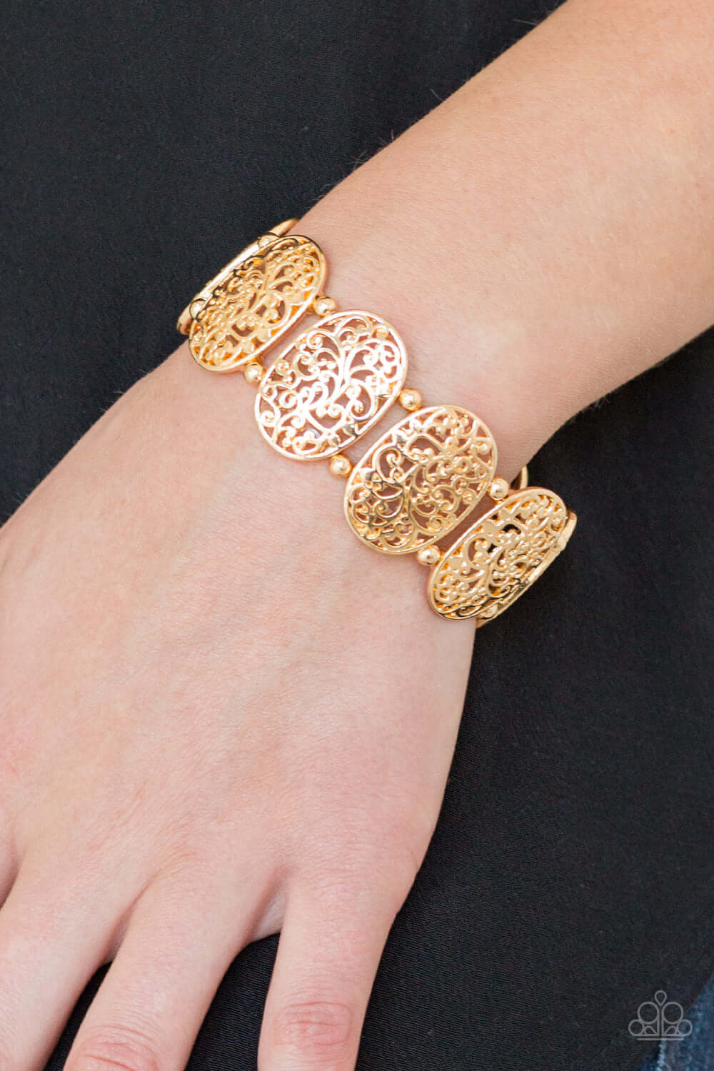Paparazzi Accessories ✽ Everyday Elegance - Gold Bracelet✽Flat Rate Ship $4.50✽ - Image #2