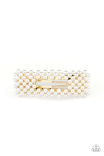 Load image into Gallery viewer, Paparazzi Accessories ✽ Clutch Your Pearls - Gold Hair Clip✽Flat Rate Ship $4.50✽ - Image #2
