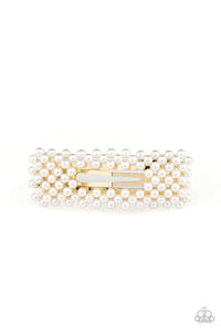 brought✽to✽you✽by✽blingflingbykat✽clutch-your-pearls-gold-hair clip✽paparazzi-accessories