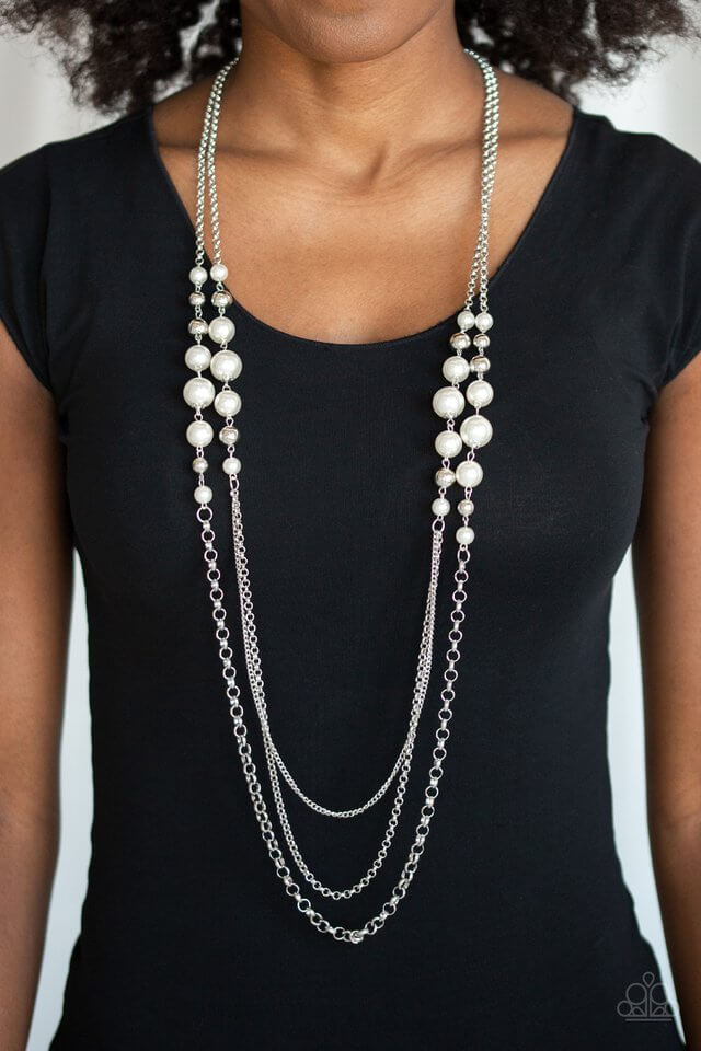 Paparazzi Accessories ❋Charmingly Colorful - White Necklace❋ Flat Rate Ship $4.50❋ - Image #2
