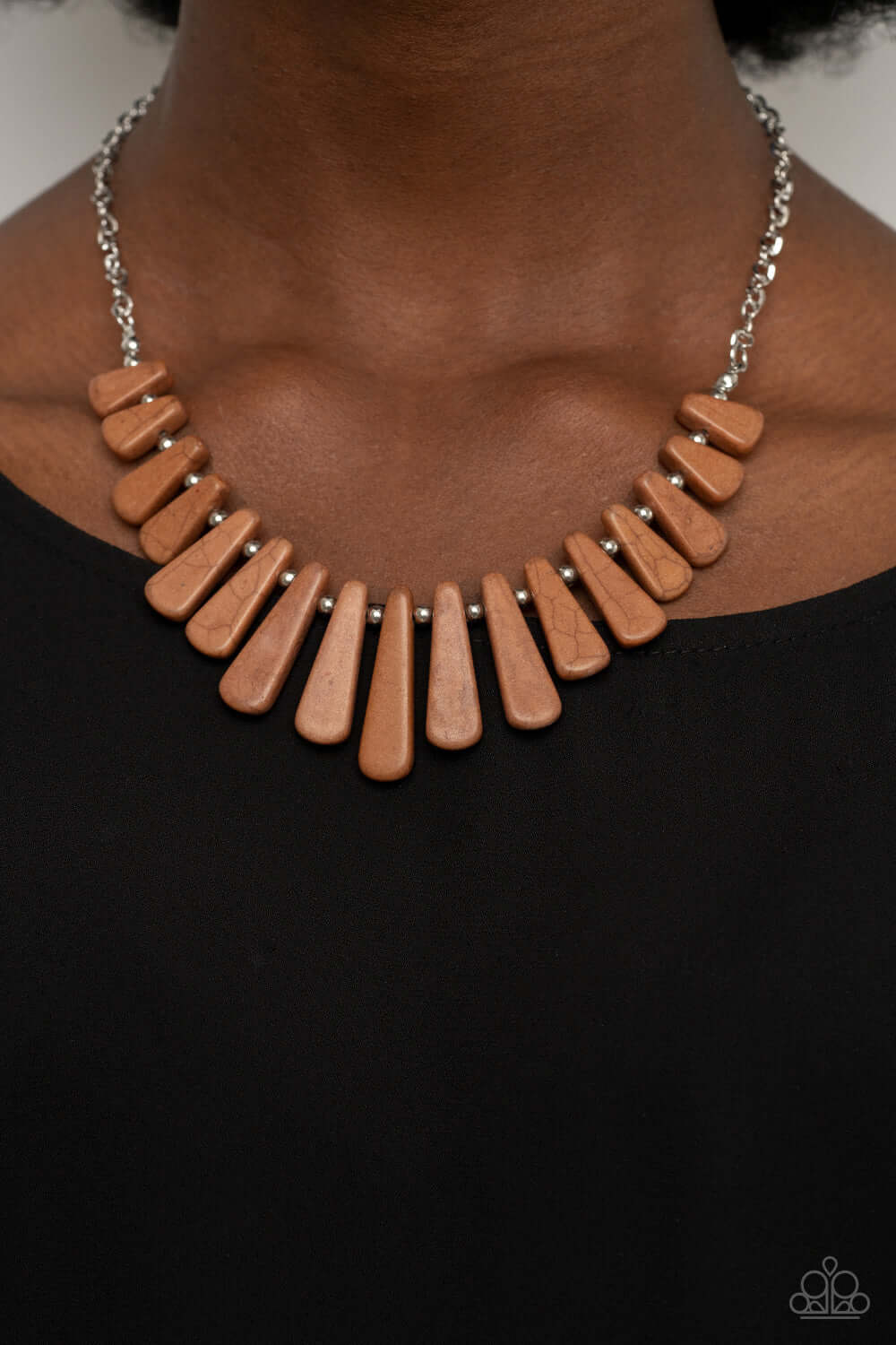 Paparazzi Accessories ❋Mojave Empress - Brown Necklace❋ Flat Rate Ship $4.50❋ - Image #2