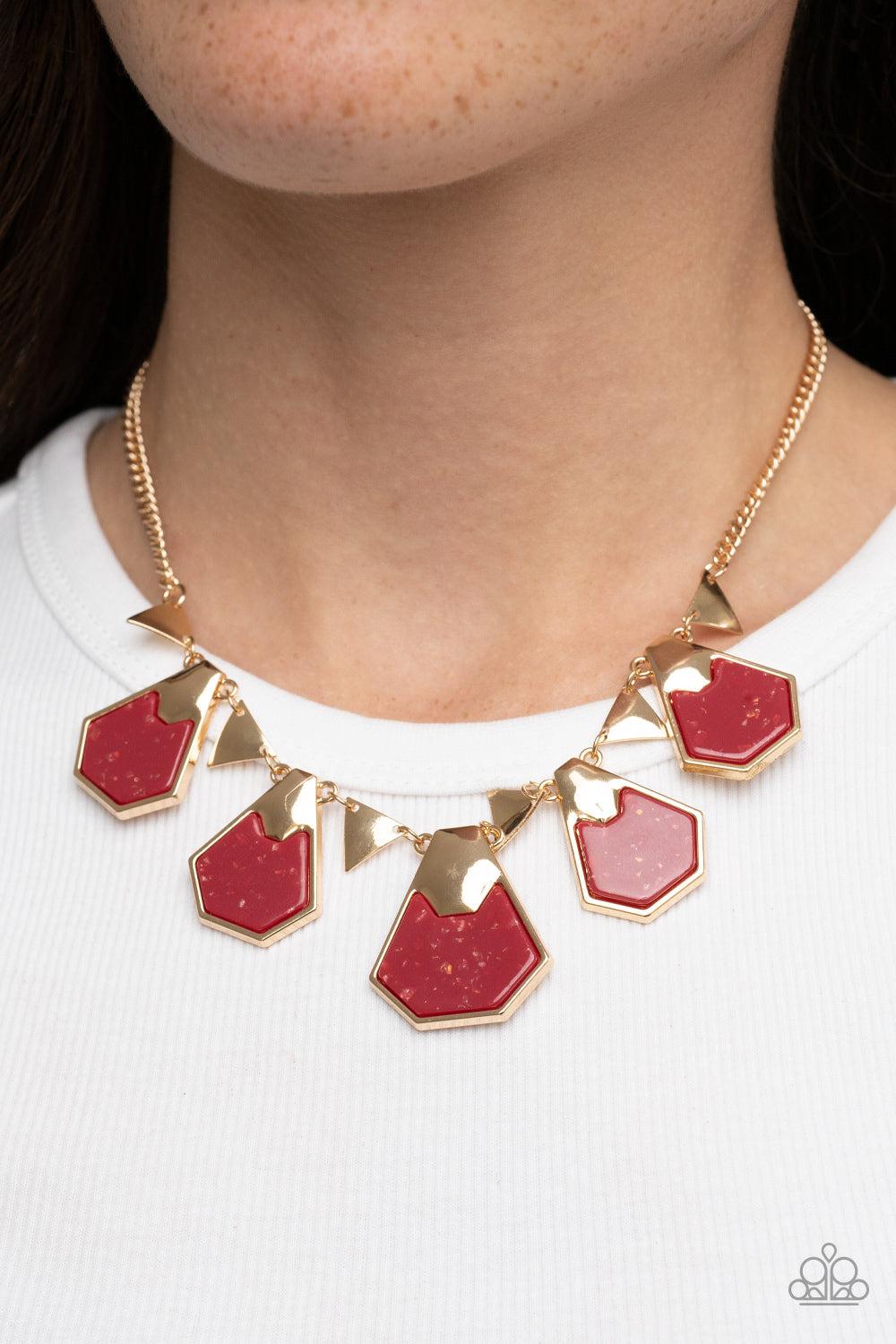 Paparazzi Accessories ❋Extra Exclusive - Red Necklace❋ Flat Rate Ship $4.50❋ - Image #2