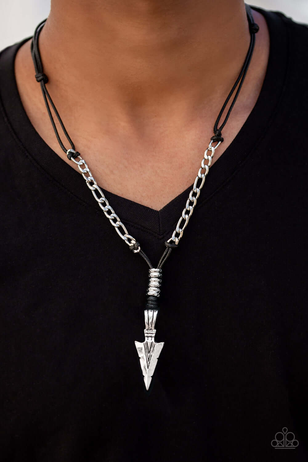 Paparazzi Accessories ✽ Keep Your ARROWHEAD Up Necklace Men's✽Flat Rate Ship $4.50✽ - Image #2