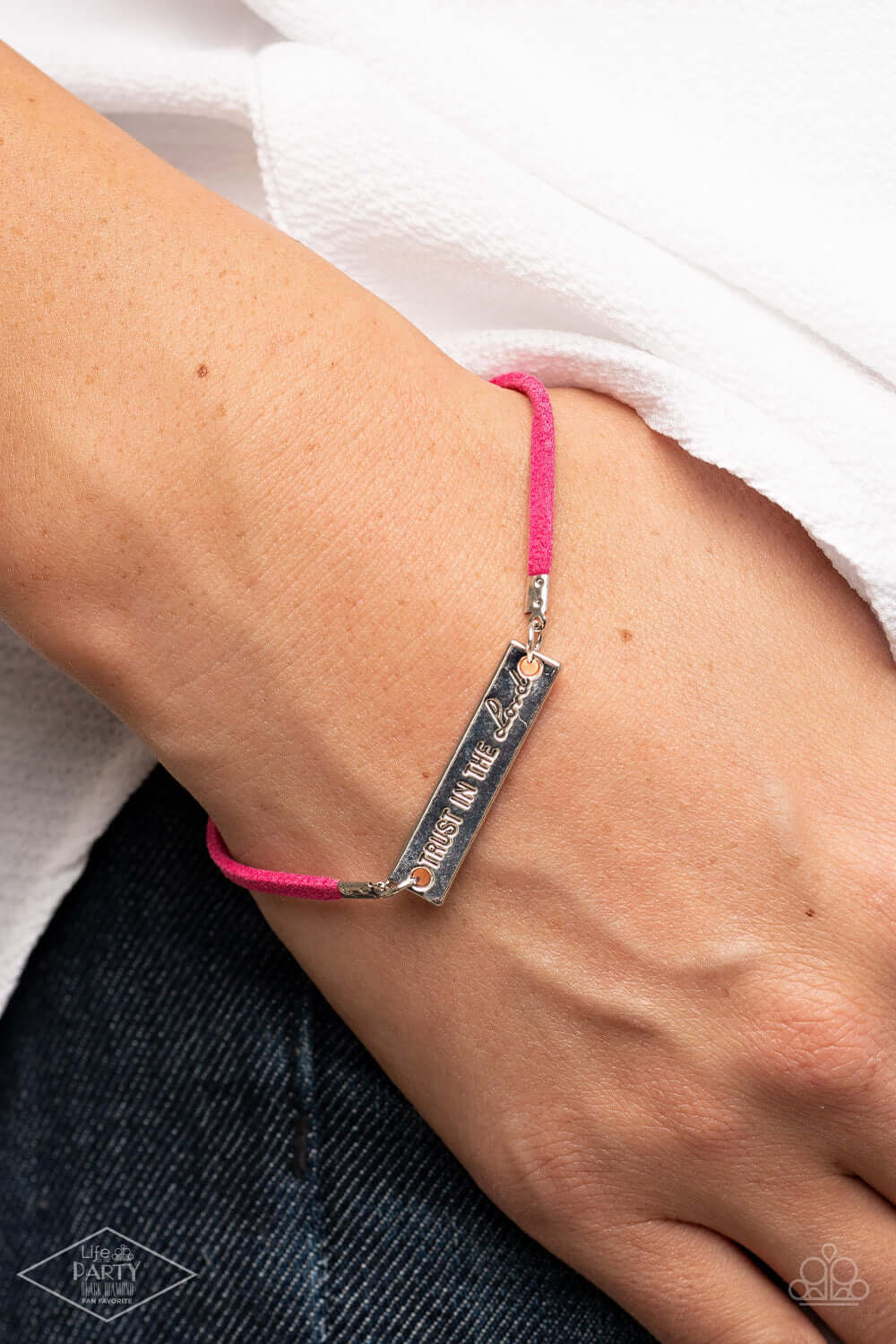 Paparazzi Accessories ❋Have Faith - Pink Bracelet❋ Flat Rate Ship $4.50❋ - Image #2