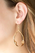 Load image into Gallery viewer, Paparazzi Accessories ✽ Twist Me Round - Gold Earrings✽Flat Rate Ship $4.50✽ - Image #2
