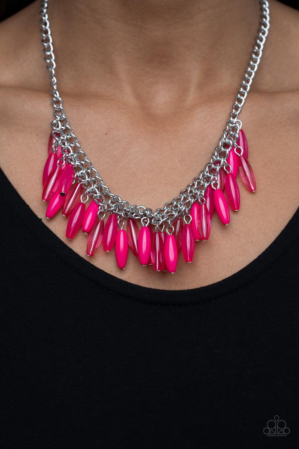 Paparazzi Accessories ❋Beach House Hustle - Pink Necklace❋ Flat Rate Ship $4.50❋ - Image #2