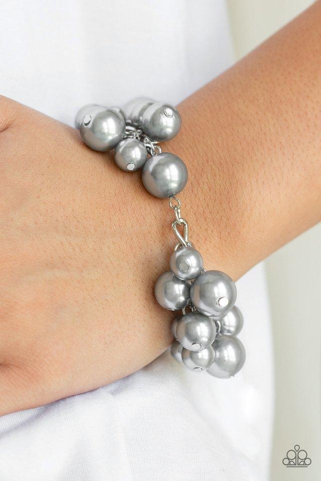 Paparazzi Accessories ❋Girls In Pearls - Silver Bracelet❋ Flat Rate Ship $4.50❋ - Image #2