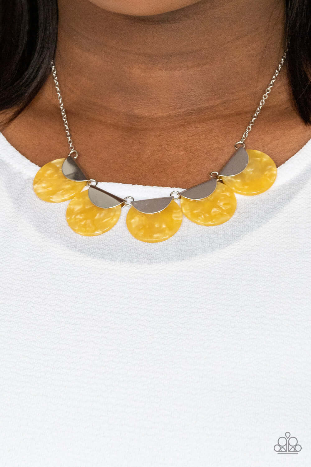 Paparazzi Accessories ❋Mermaid Oasis - Yellow Necklace❋ Flat Rate Ship $4.50❋ - Image #2