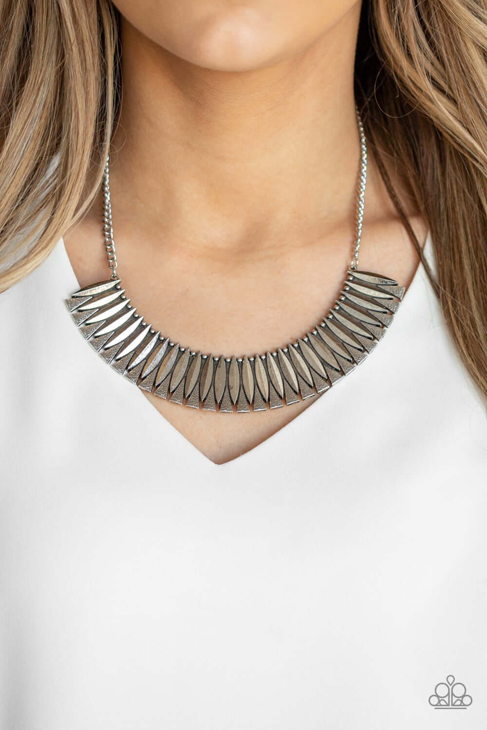 Paparazzi Accessories ❋My Main MANE - Silver Necklace❋ Flat Rate Ship $4.50❋ - Image #2