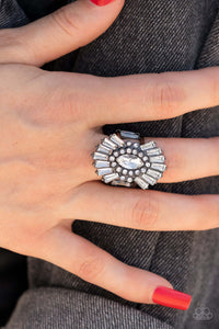 Paparazzi Accessories ❋Daringly Deco - Black Ring❋ Flat Rate Ship $4.50❋ - Image #2