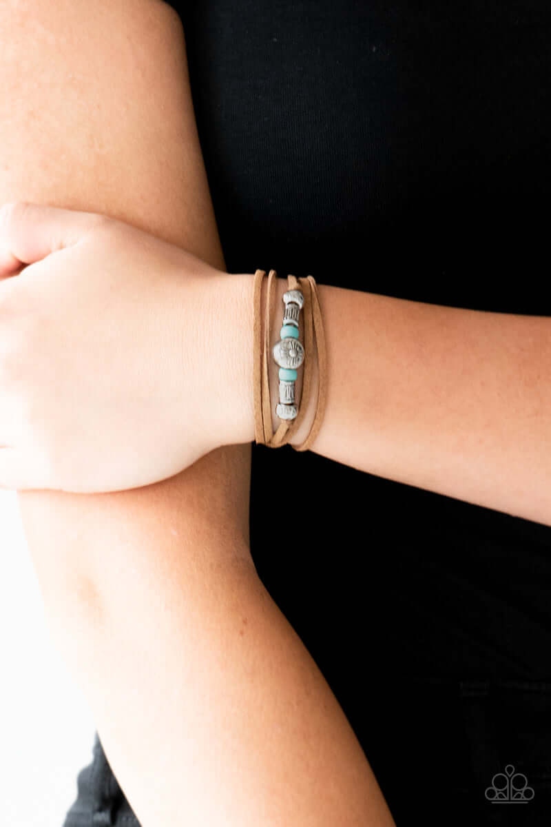 Paparazzi Accessories ❋Find Your Way - Blue Bracelet❋ Flat Rate Ship $4.50❋ - Image #2