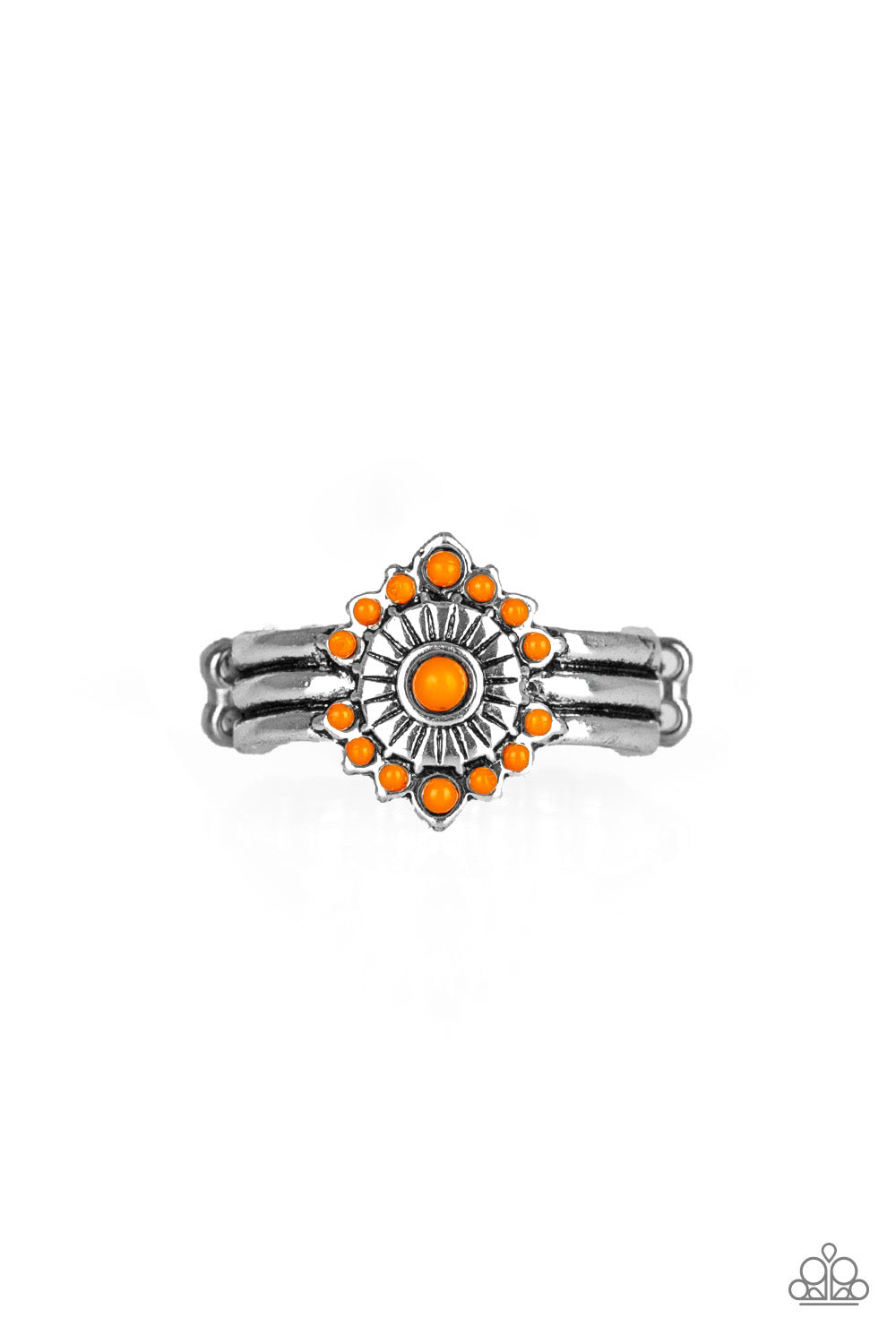 brought✽to✽you✽by✽blingflingbykat✽rainbow-rivera-orange-ring✽paparazzi-accessories