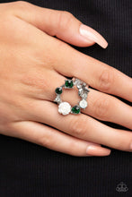 Load image into Gallery viewer, Paparazzi Accessories ❋Butterfly Bustle - Green Ring❋ Flat Rate Ship $4.50❋ - Image #2
