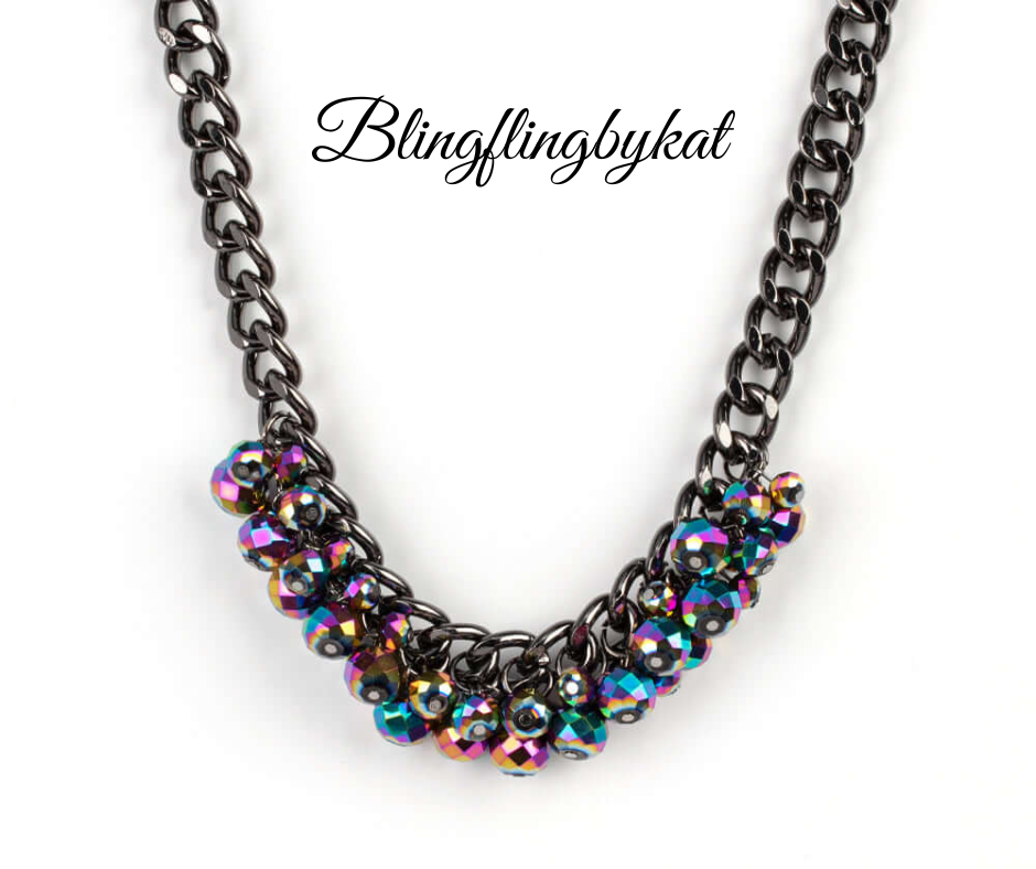 Paparazzi Accessories ❋Galactic Knockout - Oil Spill Multi Necklace❋ Flat Rate Ship $4.50❋ - Image #3