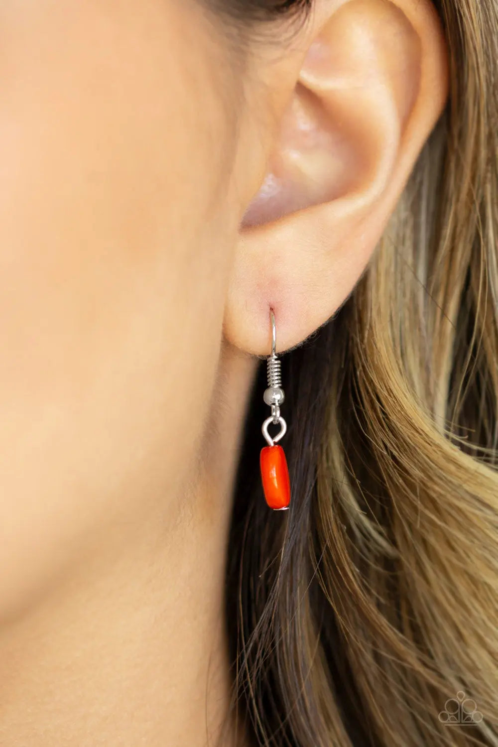 Paparazzi Accessories ✽ The Medallion-aire - Orange Necklace✽Flat Rate Ship $4.50✽ - Image #3