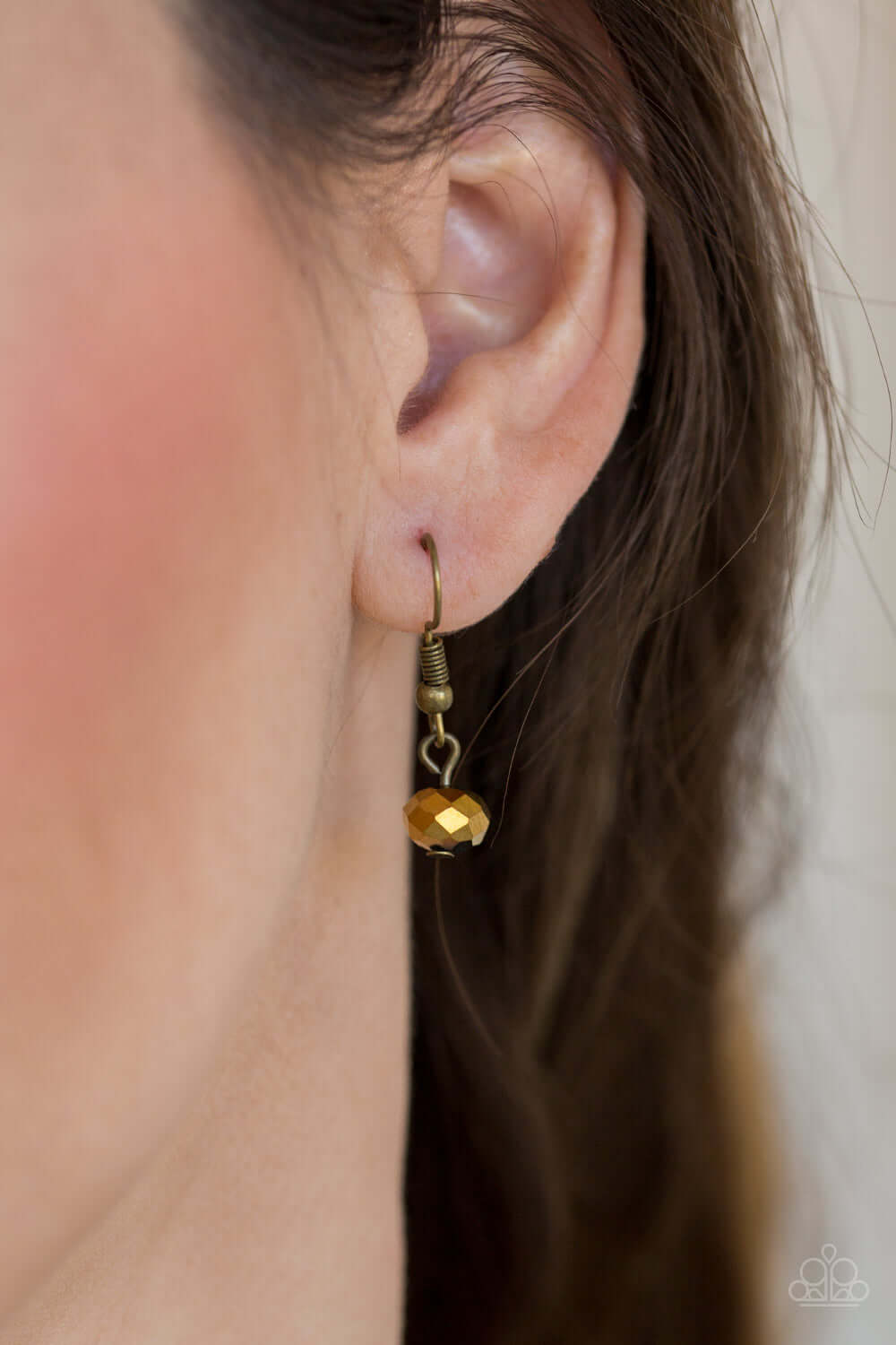 Paparazzi Accessories ✽ Crystal Carriages - Brass Necklace✽Flat Rate Ship $4.50✽ - Image #3