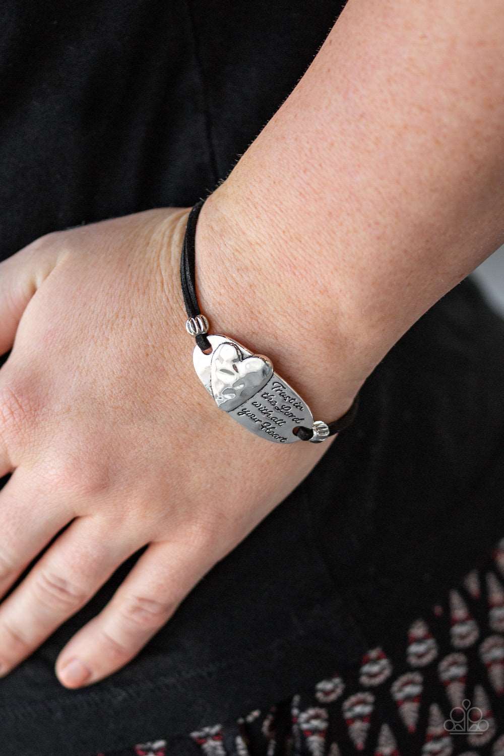 Paparazzi Accessories ✽ A Full Heart - Silver Bracelet✽Flat Rate Ship $4.50✽