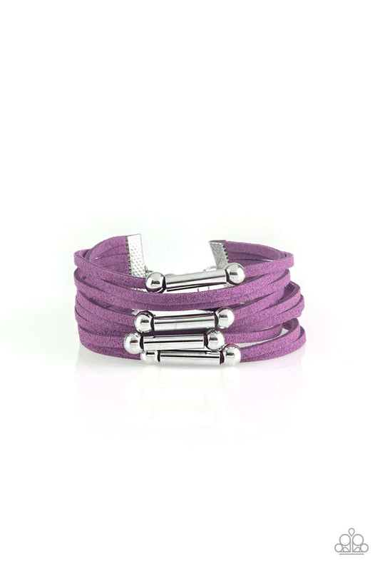 brought✽to✽you✽by✽blingflingbykat✽back-to-backpacker-purple-bracelet✽paparazzi-accessories