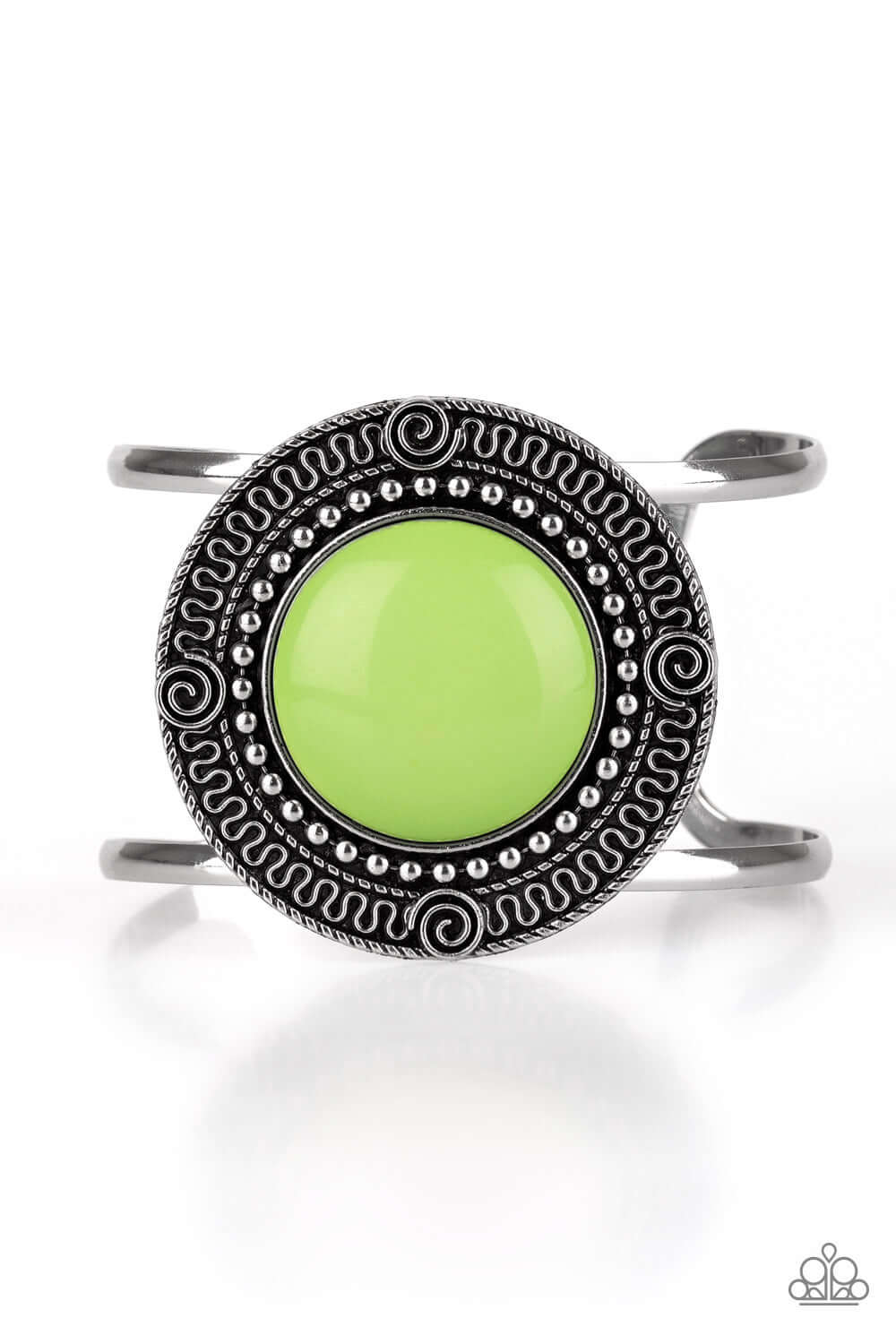 brought✽to✽you✽by✽blingflingbykat✽tribal-pop-green-bracelet✽paparazzi-accessories