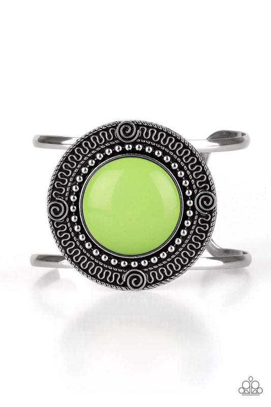 brought✽to✽you✽by✽blingflingbykat✽tribal-pop-green-bracelet✽paparazzi-accessories