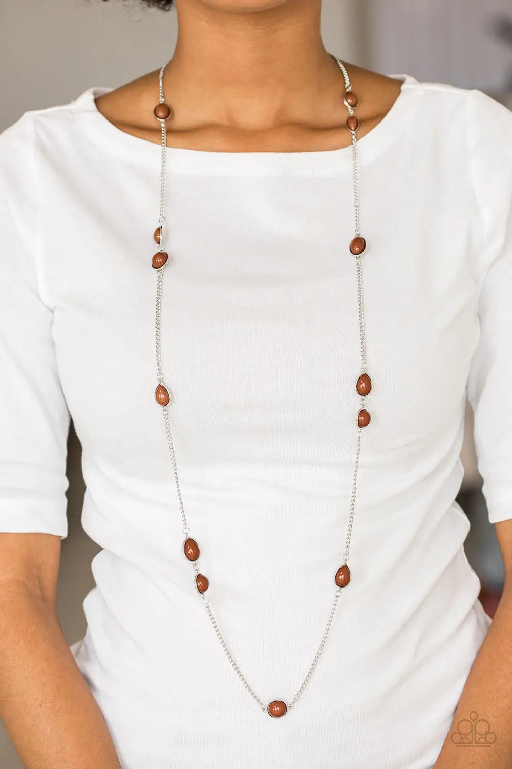 Paparazzi Accessories ❋Pacific Piers - Brown Necklace❋ Flat Rate Ship $4.50❋ - Image #2