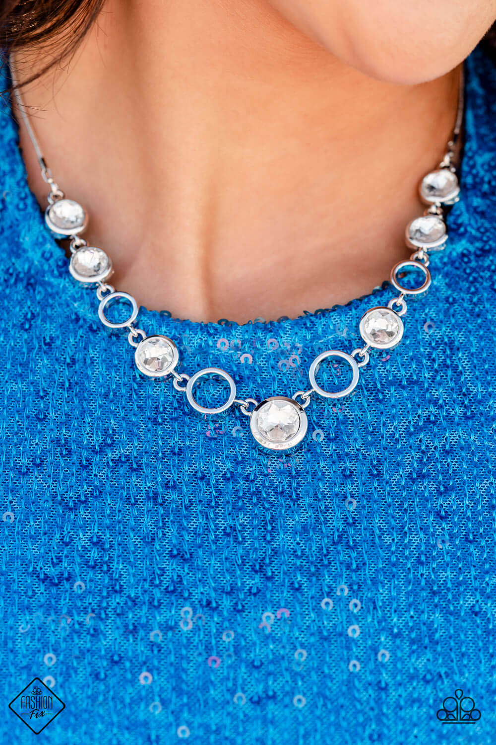 Paparazzi Accessories ❋Elegantly Elite - White Necklace❋ Flat Rate Ship $4.50❋ - Image #2