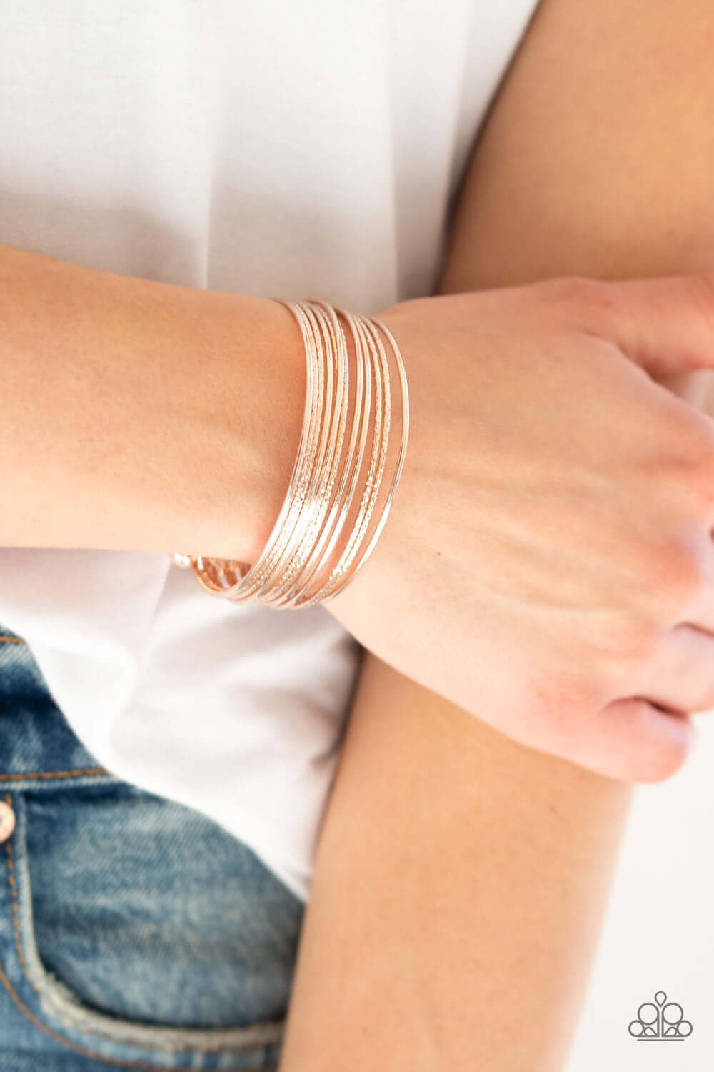 Paparazzi Accessories ✽ Endlessly Empress - Rose Gold Bracelet✽Flat Rate Ship $4.50✽ - Image #2
