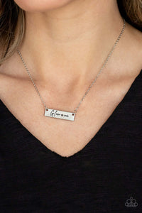 Paparazzi Accessories ✽ The GLAM-ma - Silver Necklace✽Flat Rate Ship $4.50✽ - Image #2