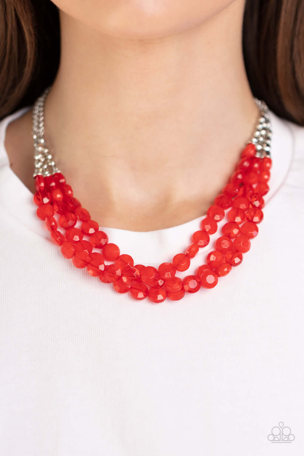 Paparazzi Accessories ❋Pacific Picnic - Red Necklace❋ Flat Rate Ship $4.50❋ - Image #2