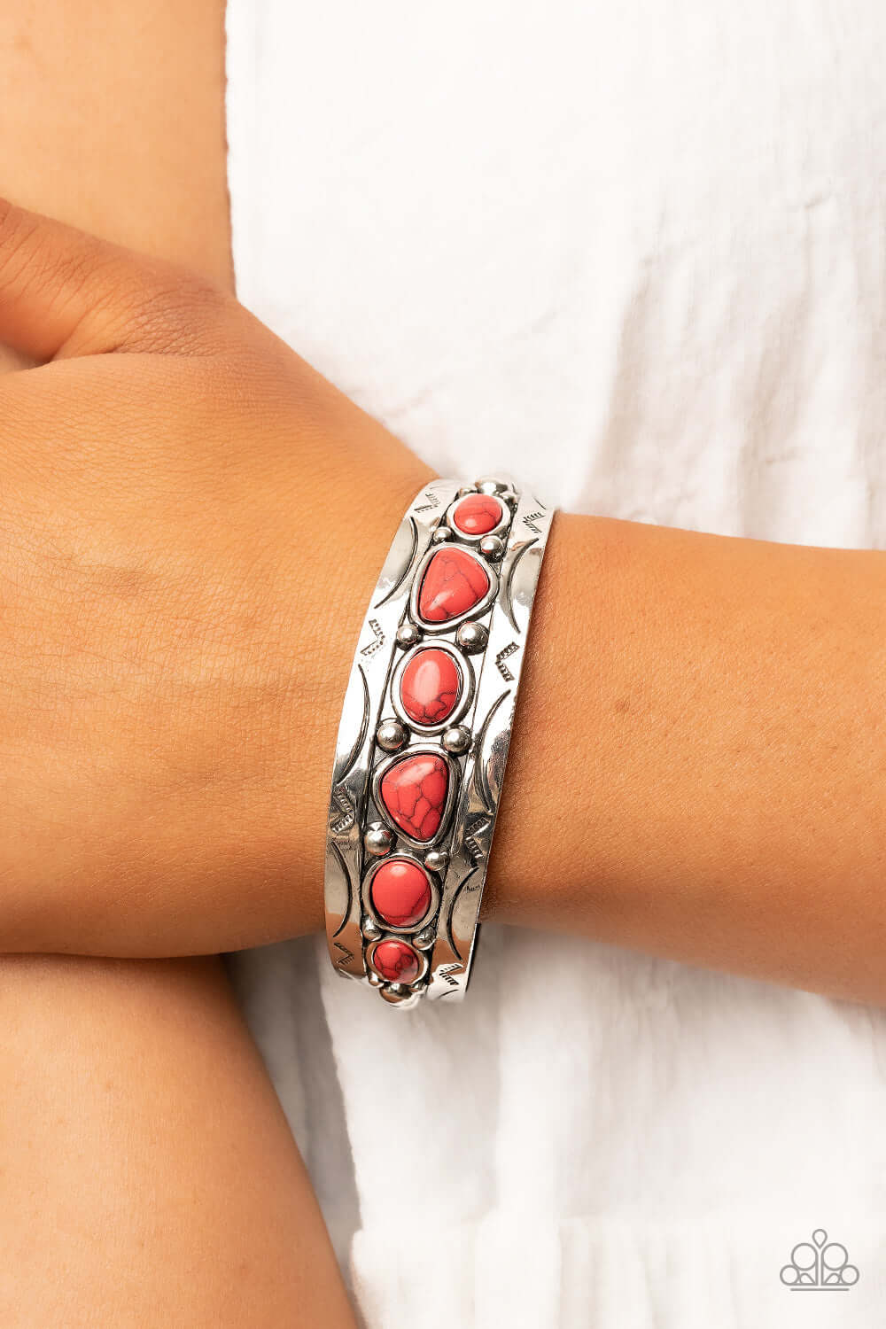 Paparazzi Accessories ❋Saguaro Sultan - Red Bracelet❋ Flat Rate Ship $4.50❋ - Image #2