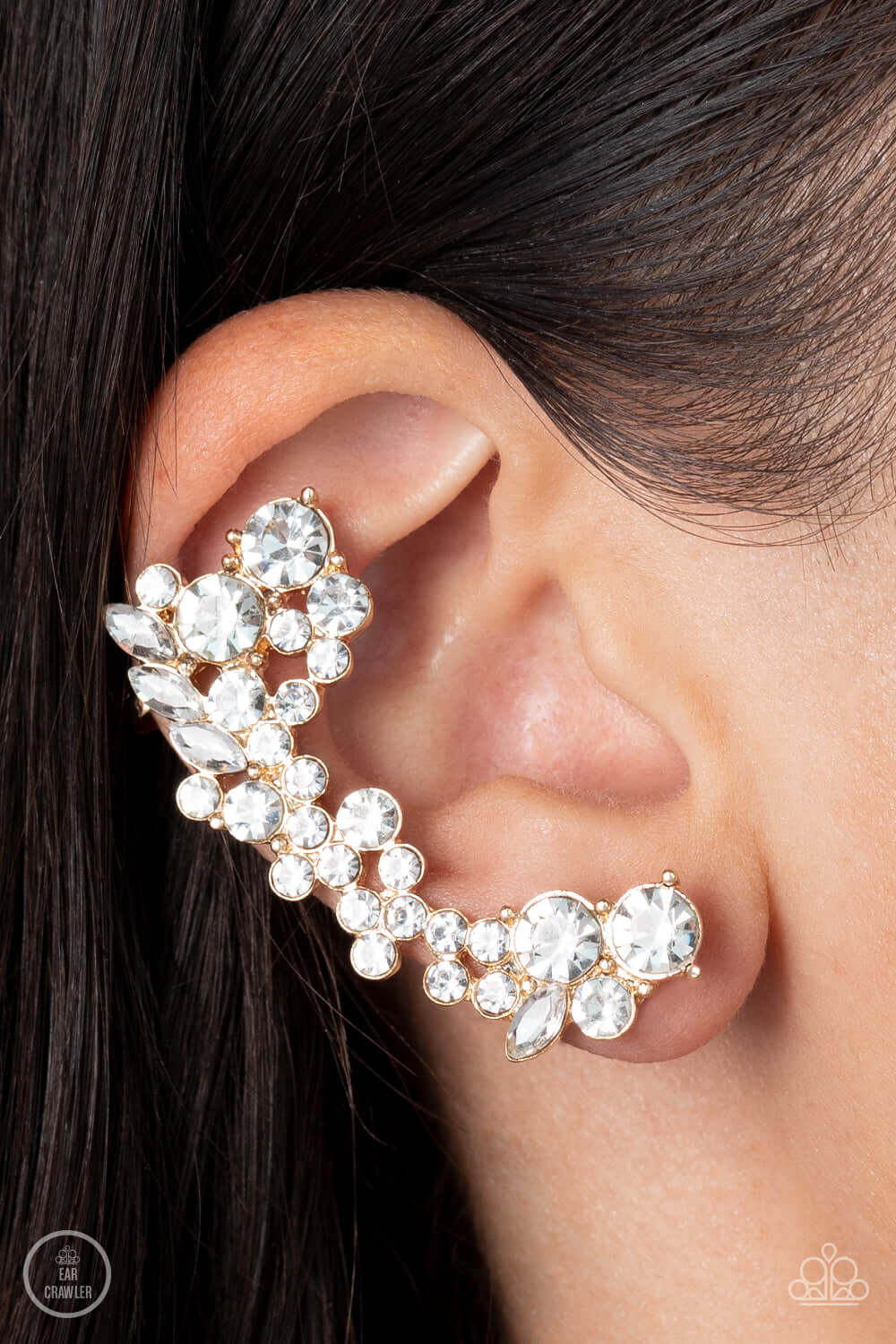 Paparazzi Accessories ❋Astronomical Allure - Gold Post Earrings❋ Flat Rate Ship $4.50❋ - Image #2