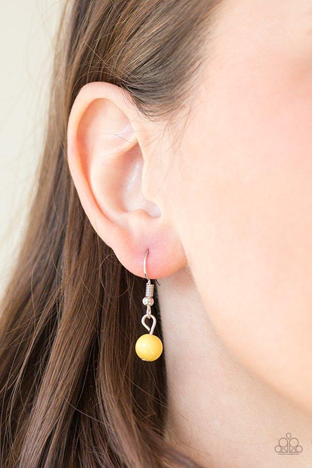 Paparazzi Accessories ❋Collectively Carefree - Yellow Necklace❋ Flat Rate Ship $4.50❋ - Image #3