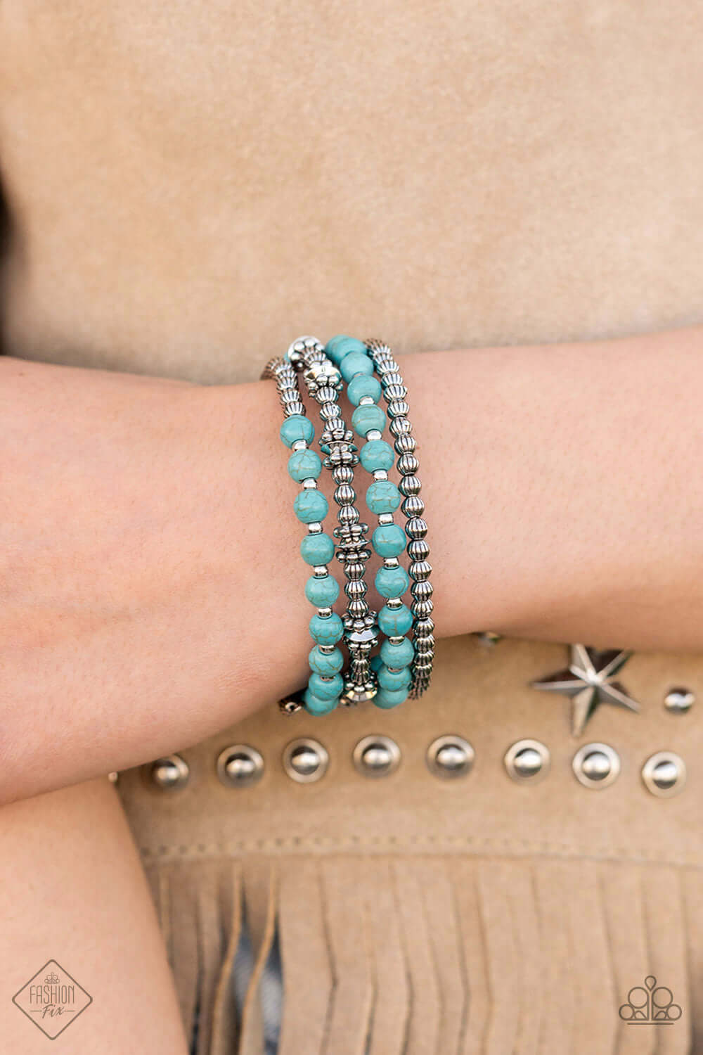 Paparazzi Accessories ❋Road Trip Remix - Blue Bracelet❋ Flat Rate Ship $4.50❋ - Image #2