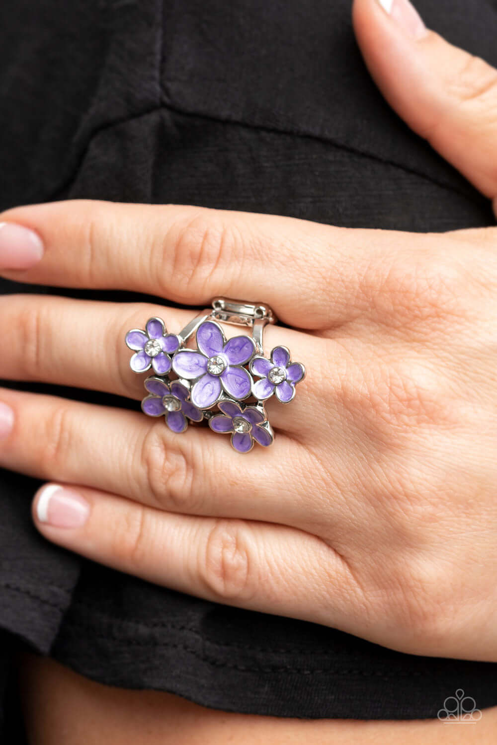 Paparazzi Accessories ❋Boastful Blooms - Purple Ring❋ Flat Rate Ship $4.50❋ - Image #2