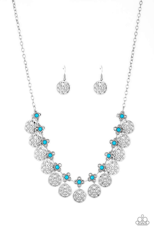 brought✽to✽you✽by✽blingflingbykat✽mandala-movement-blue-necklace✽paparazzi-accessories