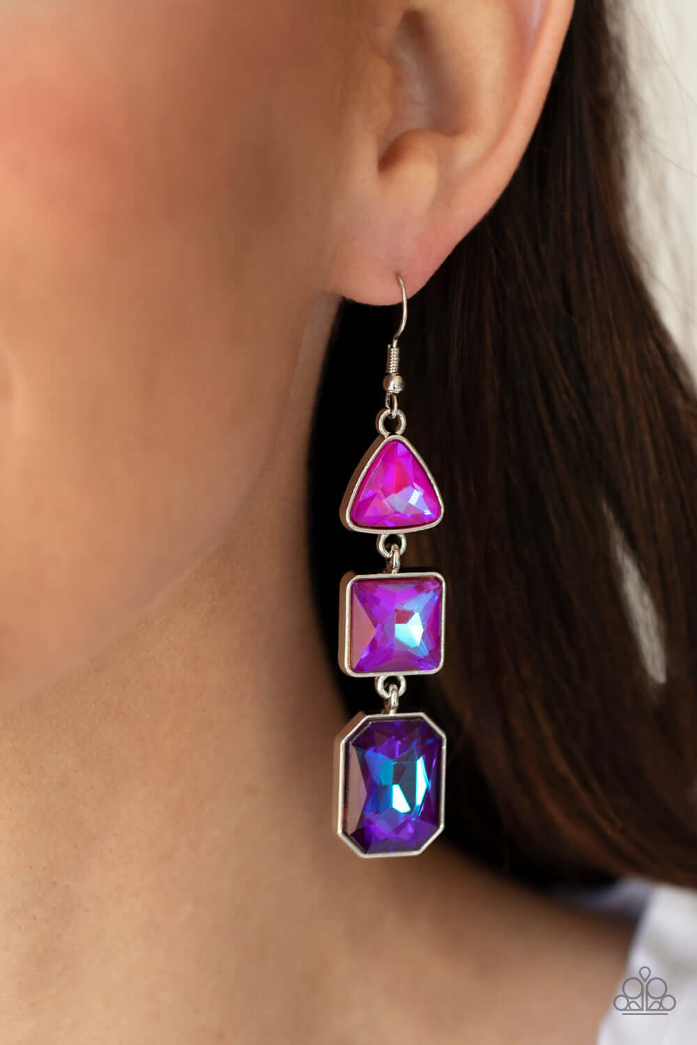 Paparazzi Accessories ❋Cosmic Culture - Purple Earrings❋ Flat Rate Ship $4.50❋ - Image #2