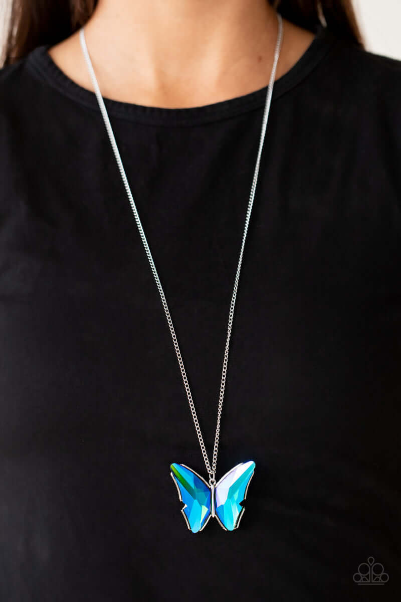 Paparazzi Accessories ❋The Social Butterfly Effect - Blue Necklace❋ Flat Rate Ship $4.50❋ - Image #3