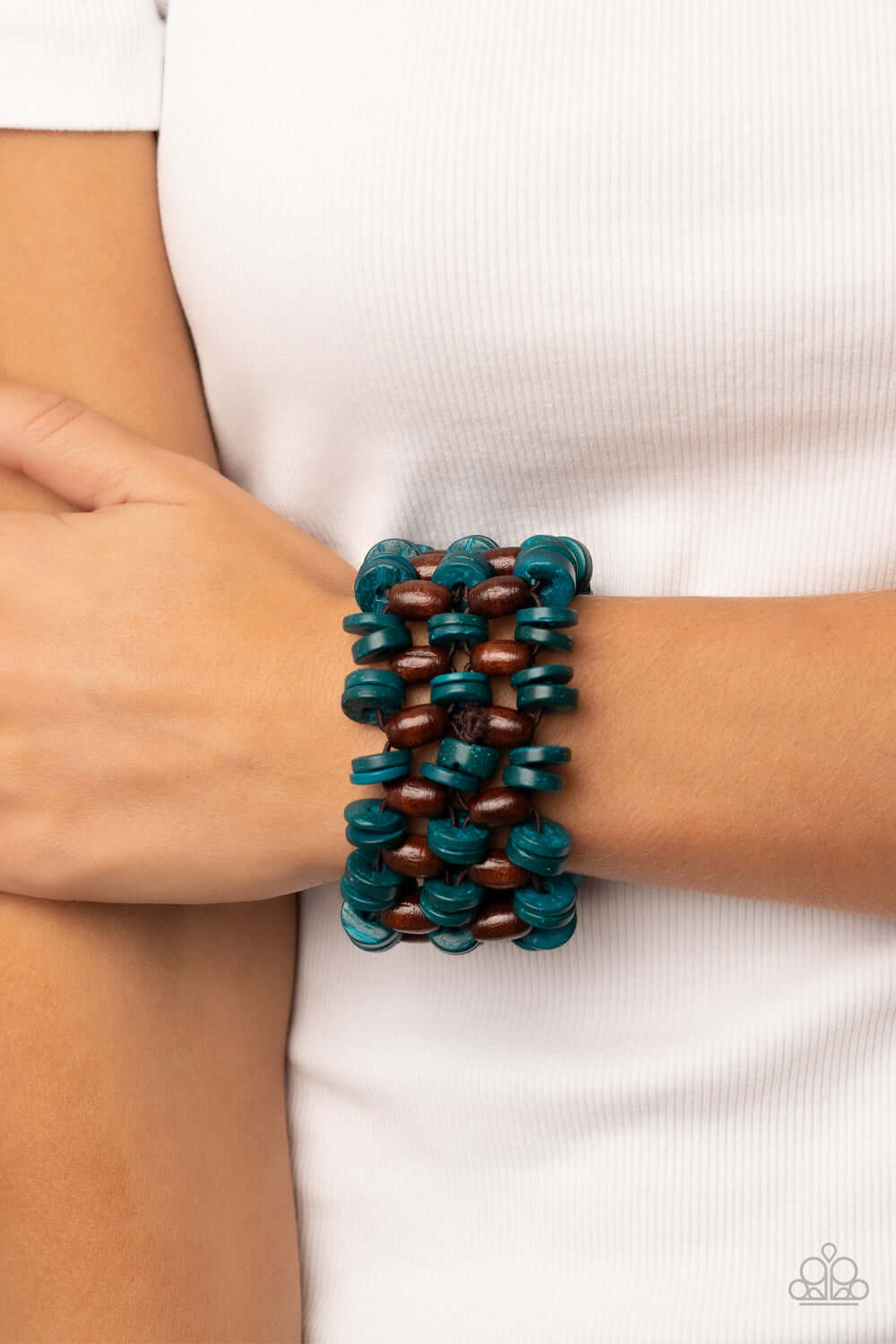 Paparazzi Accessories ❋Galapagos Go-Getter - Blue Bracelet❋ Flat Rate Ship $4.50❋ - Image #2