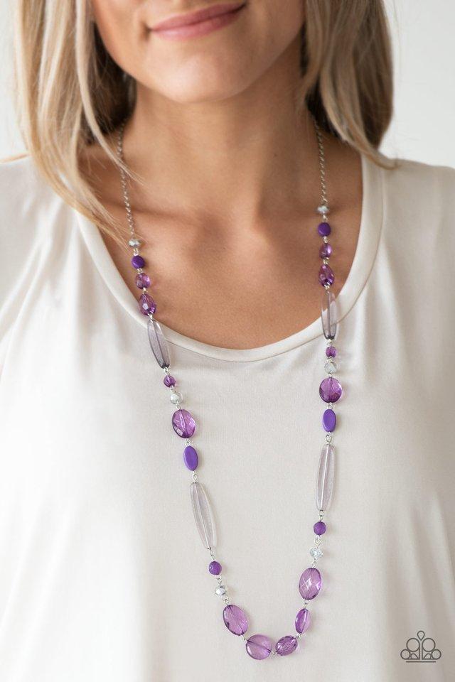 Paparazzi Accessories ❋Quite Quintessence - Purple Necklace❋ Flat Rate Ship $4.50❋ - Image #2