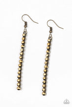 Load image into Gallery viewer, brought✽to✽you✽by✽blingflingbykat✽grunge-meets-glamour-brass-earrings✽paparazzi-accessories
