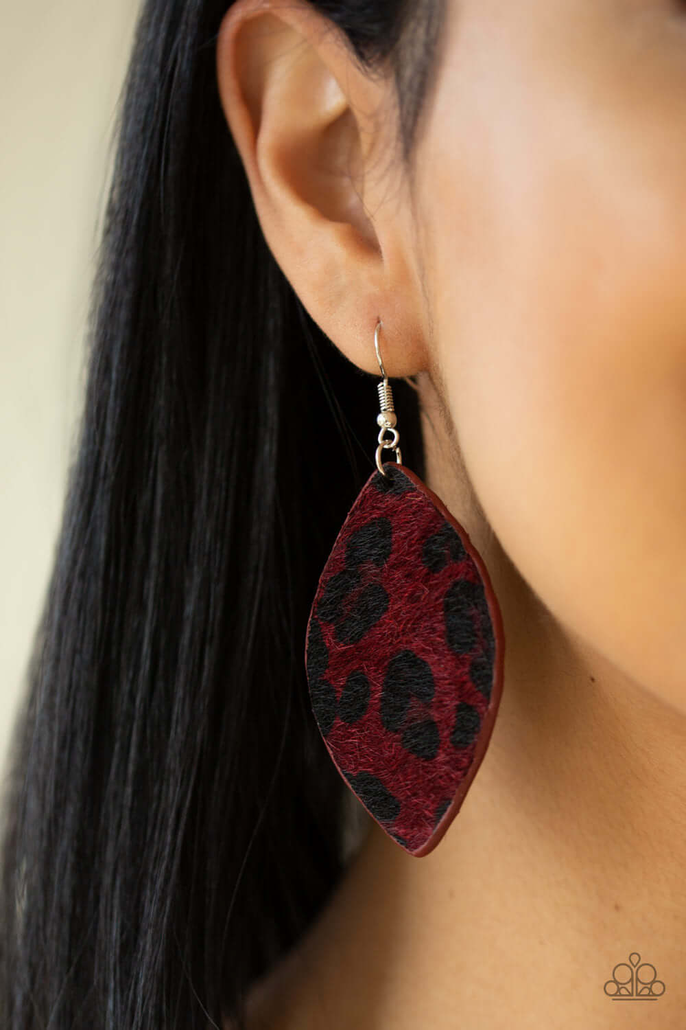 Paparazzi Accessories ✽ GRR-irl Power! - Red Earrings✽Flat Rate Ship $4.50✽ - Image #2